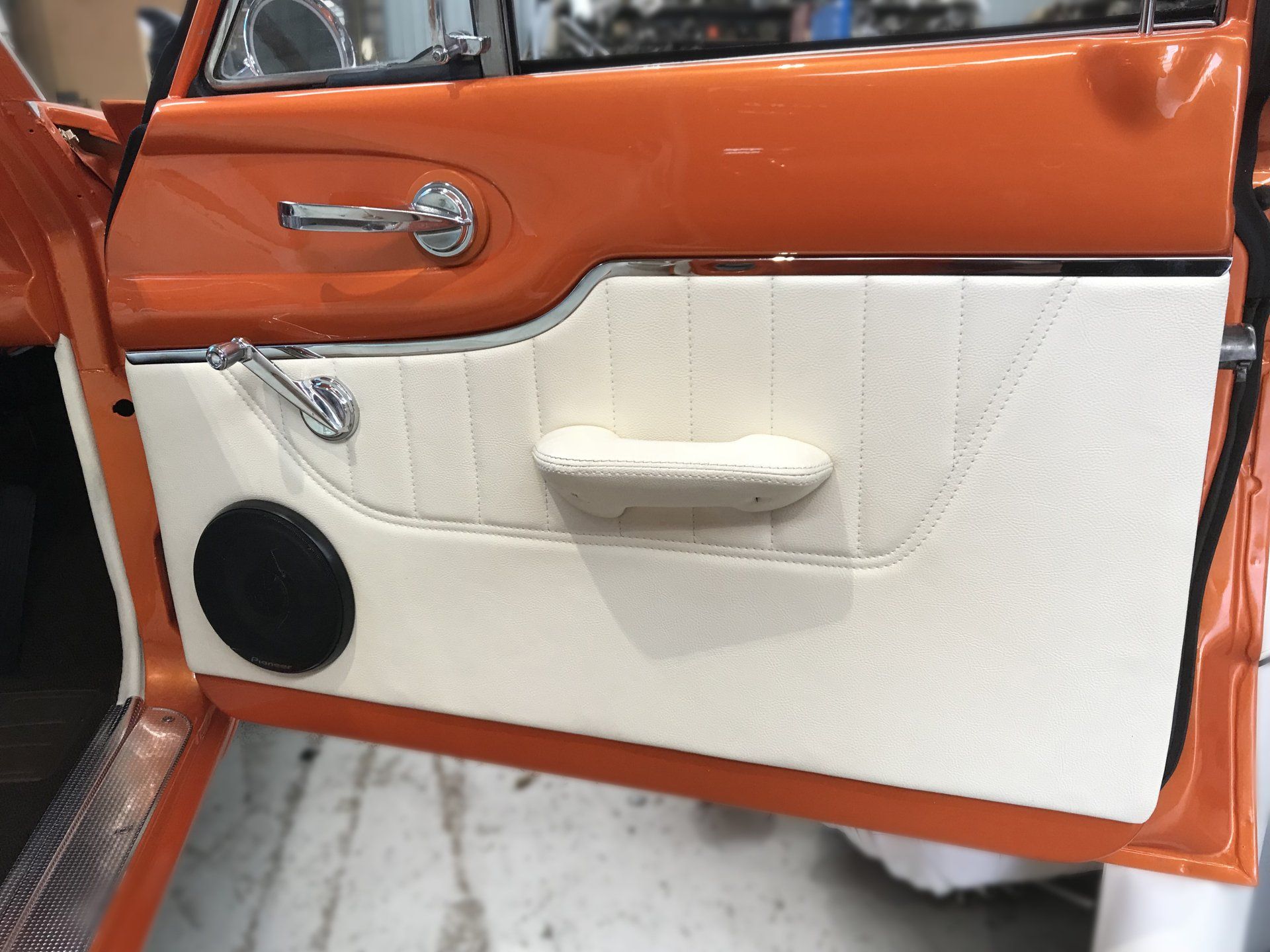 XM Ford Falcon panel van driver's door trim and arm rest