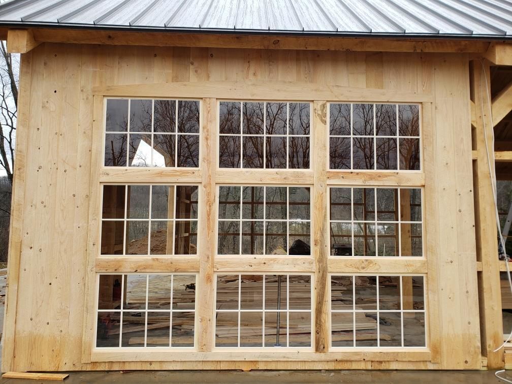 Wood exterior wall by Central Timber Frame Supply serving West Virginia, Virginia, New Jersey, New York, Ohio, Illinois.