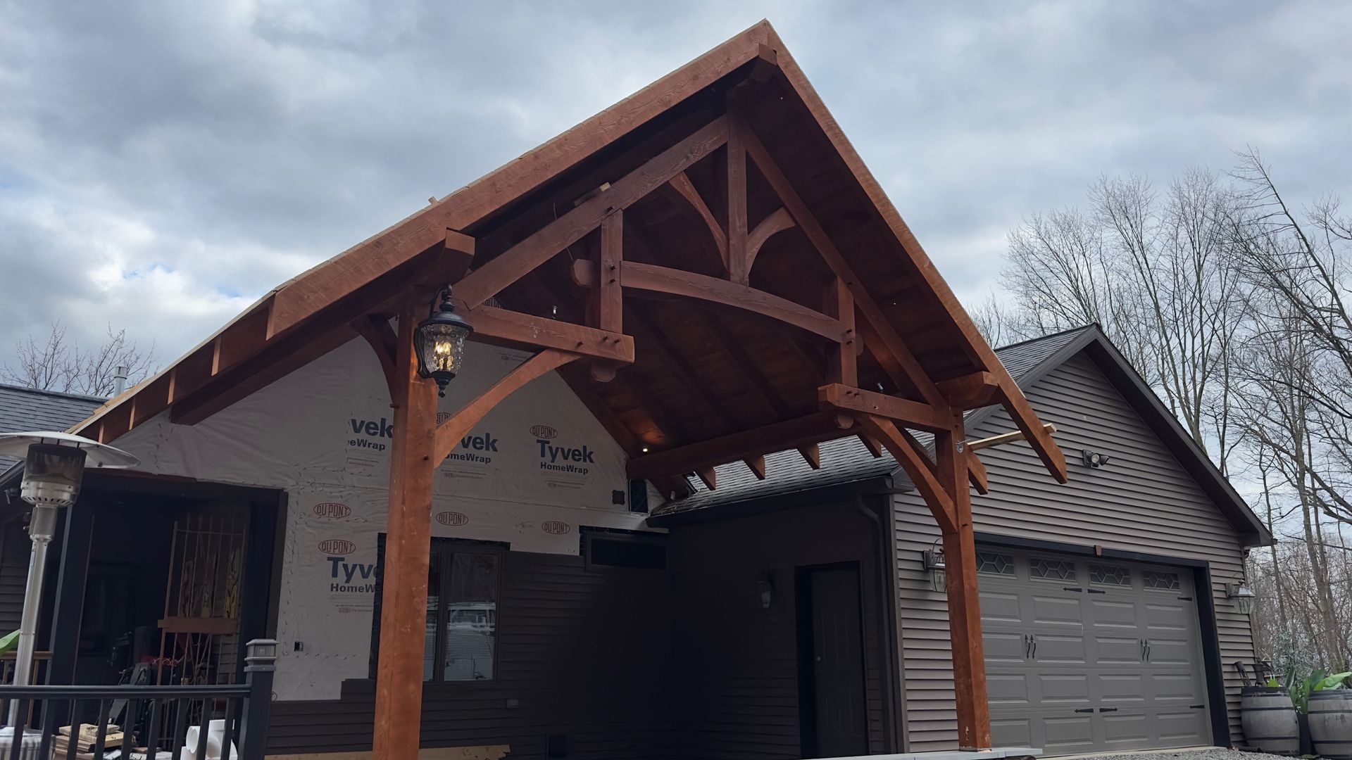 timber frame construction for wholesale in PA, NY, OH, NJ, WV, VA and beyond by Central Timber Frame Supply