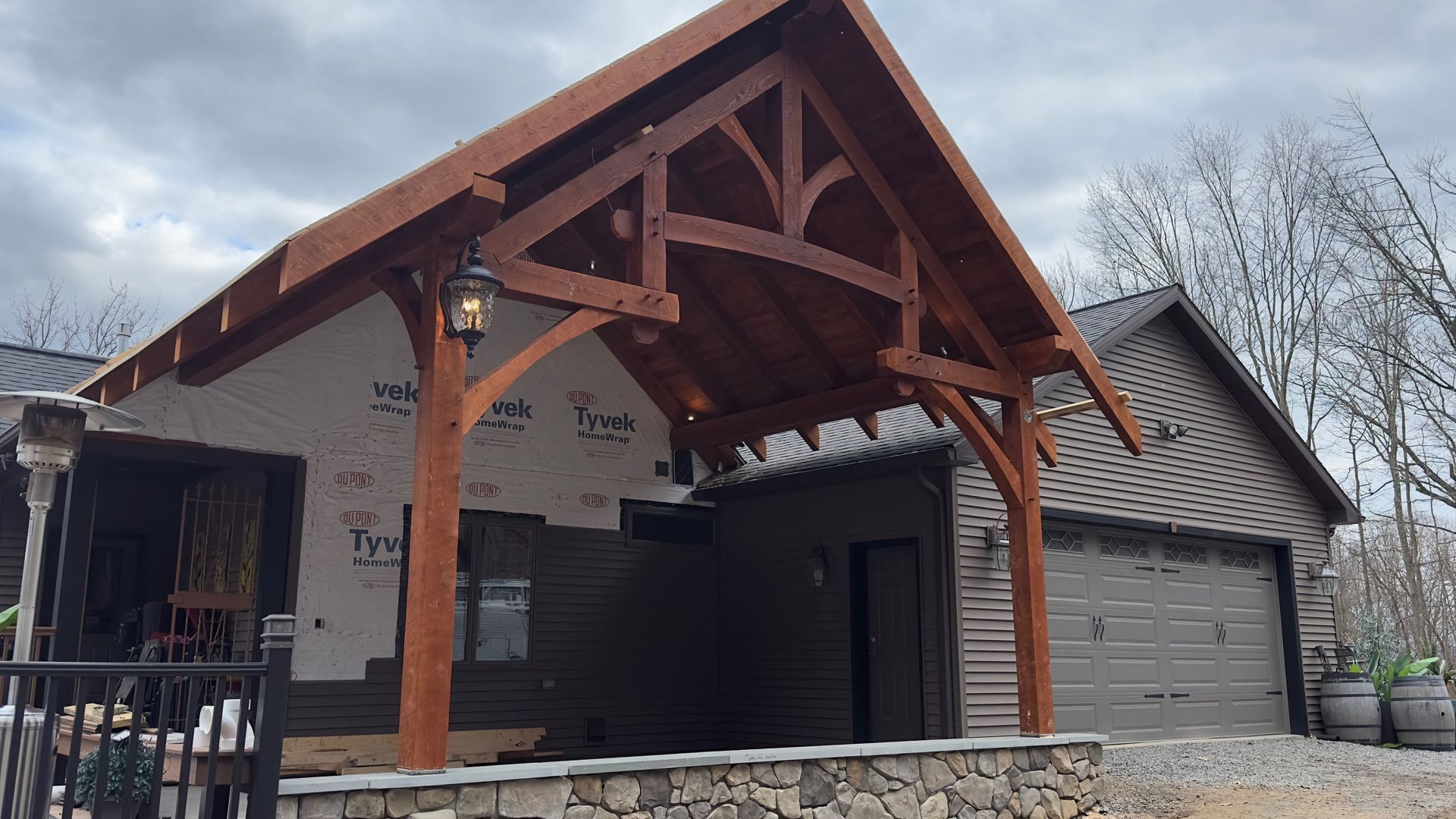 timber frame construction for wholesale in PA, NY, OH, NJ, WV, VA and beyond by Central Timber Frame Supply