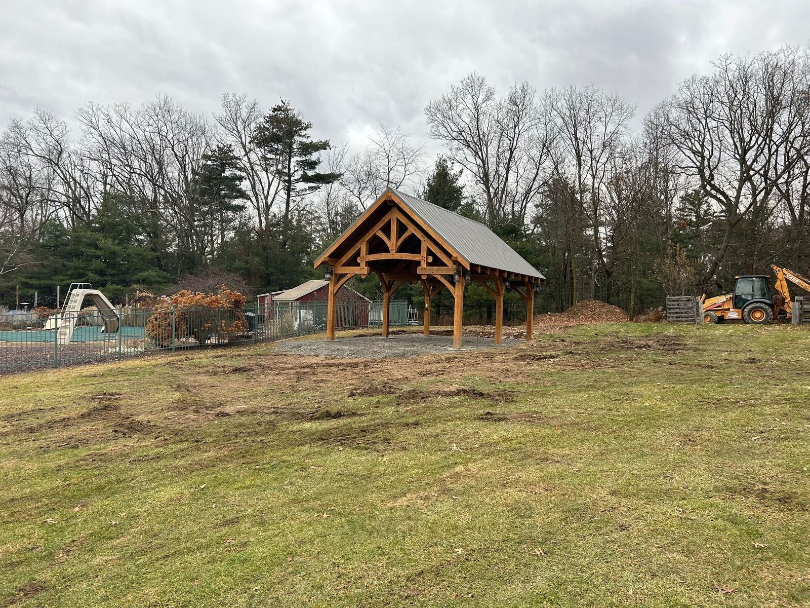 Custom pavilion for wholesale in PA by Central Timber Frame Supply