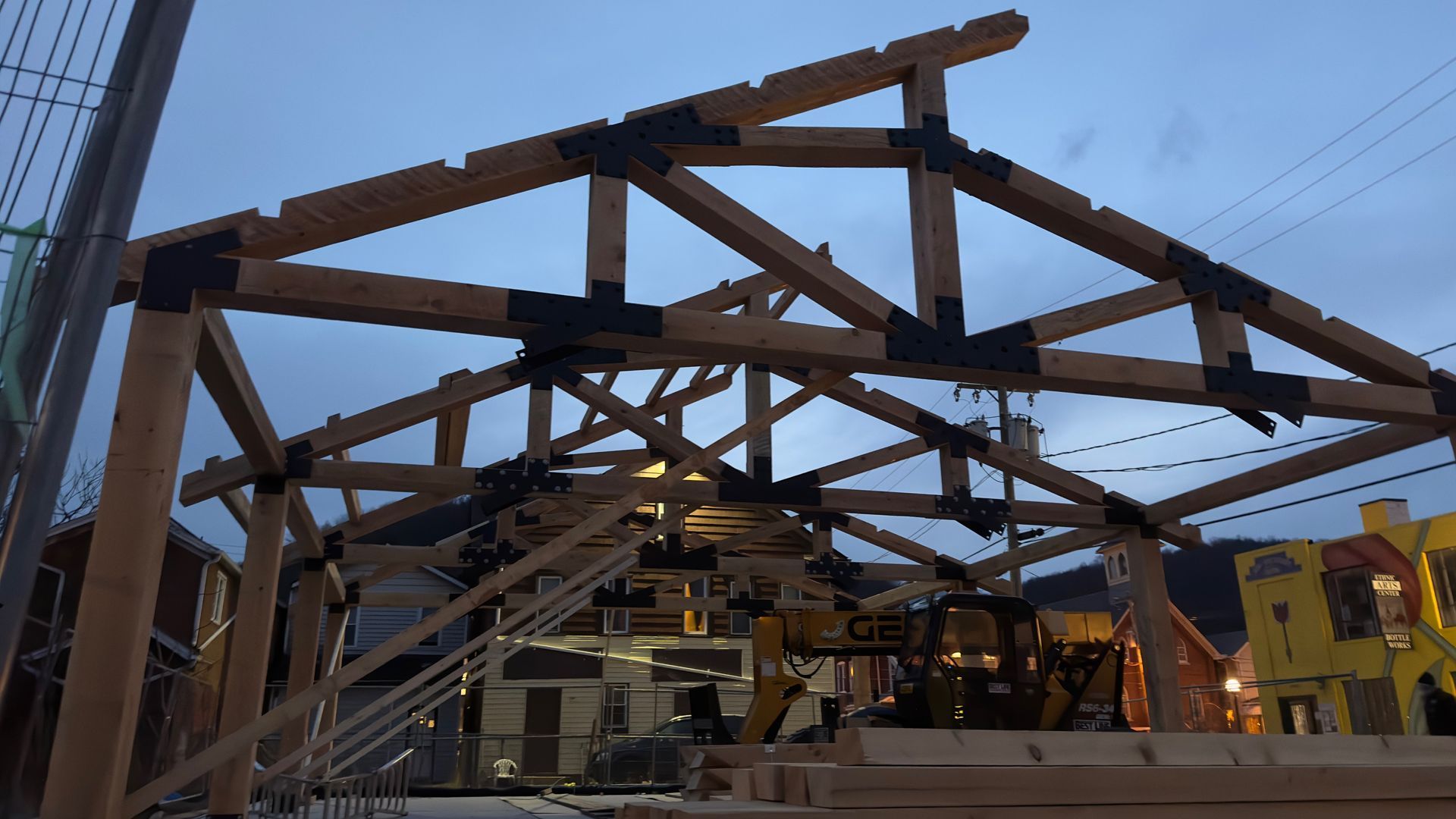 Custom pavilion for wholesale in PA by Central Timber Frame Supply