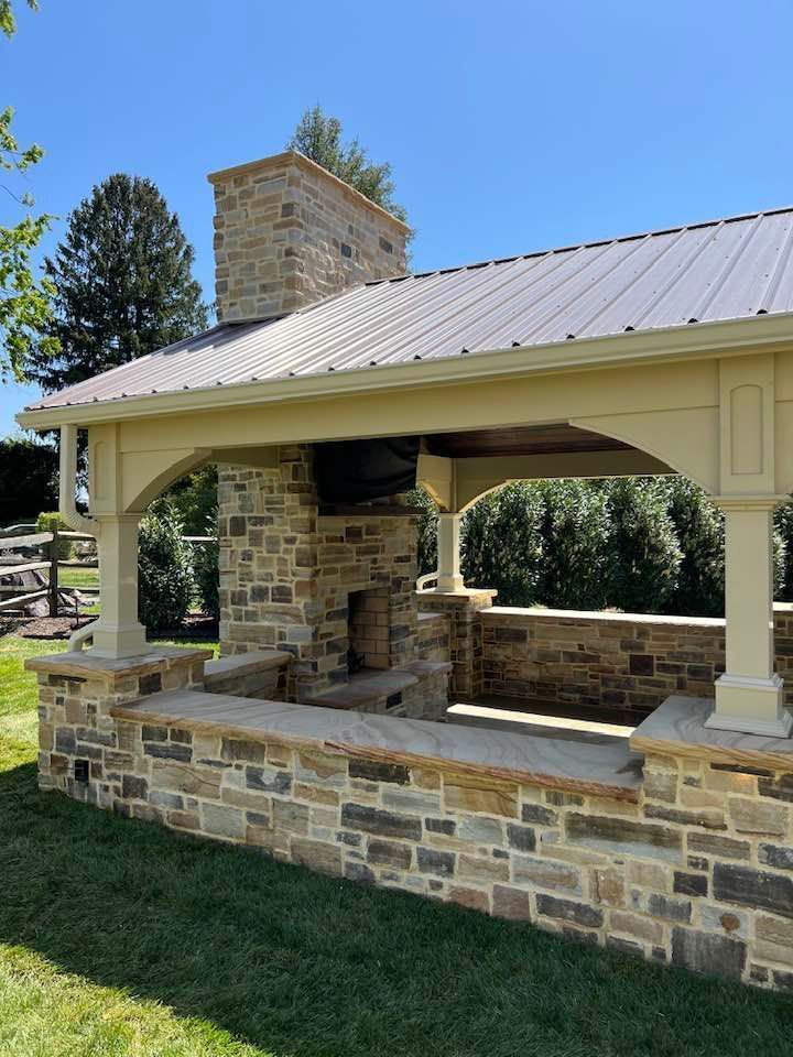 Custom pavilion for wholesale in PA by Central Timber Frame Supply