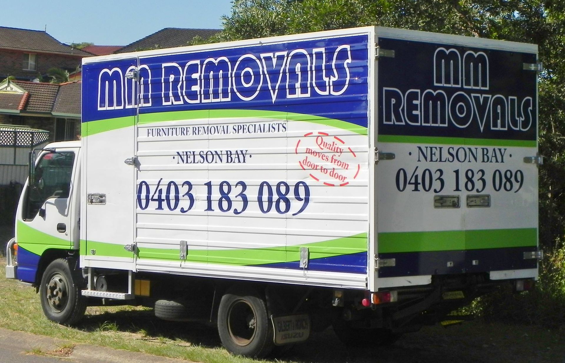 Moving Truck Parked Outdoors — MM Removals In Nelson Bay, NSW