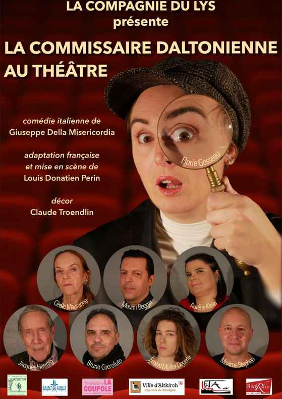 La commissaire daltonienne au théâtre La commissaire daltonienne au théâtre