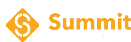 Orange Summit logo with a diamond icon and stylized “S” next to the word “Summit”