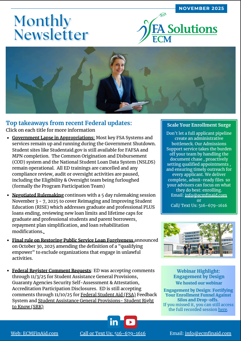 ECM NEWSLETTER November  2025
