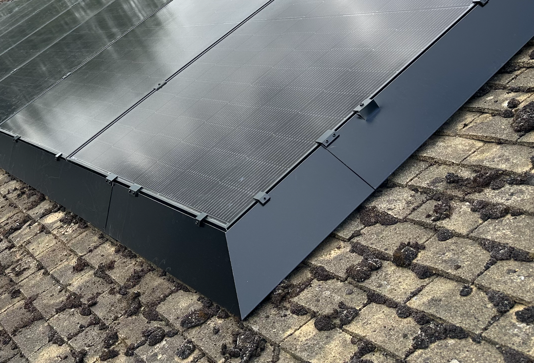 Solar inverter and battery ready for installation