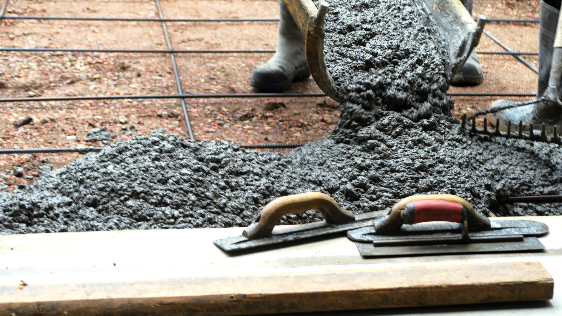 Durable concrete driveway enhancing residential property exterior appearance