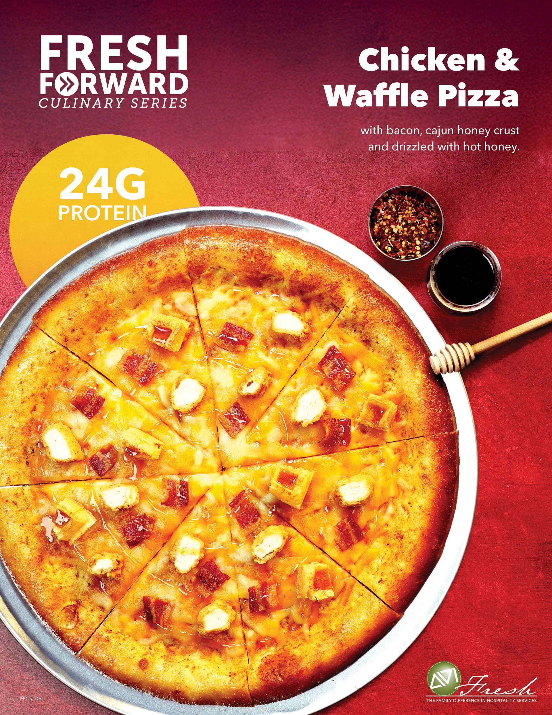 Chicken & Waffle Pizza