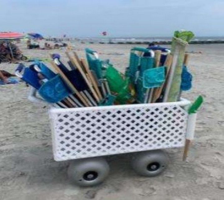 carts containing folding chair