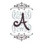 A black and white monogram with the letter a on a white background.