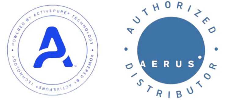 A logo for aerus is shown next to an authorized distributor logo