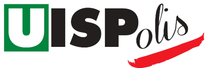 Logo UISPolo in verde, nero e rosso con una swoosh rossa stilizzata