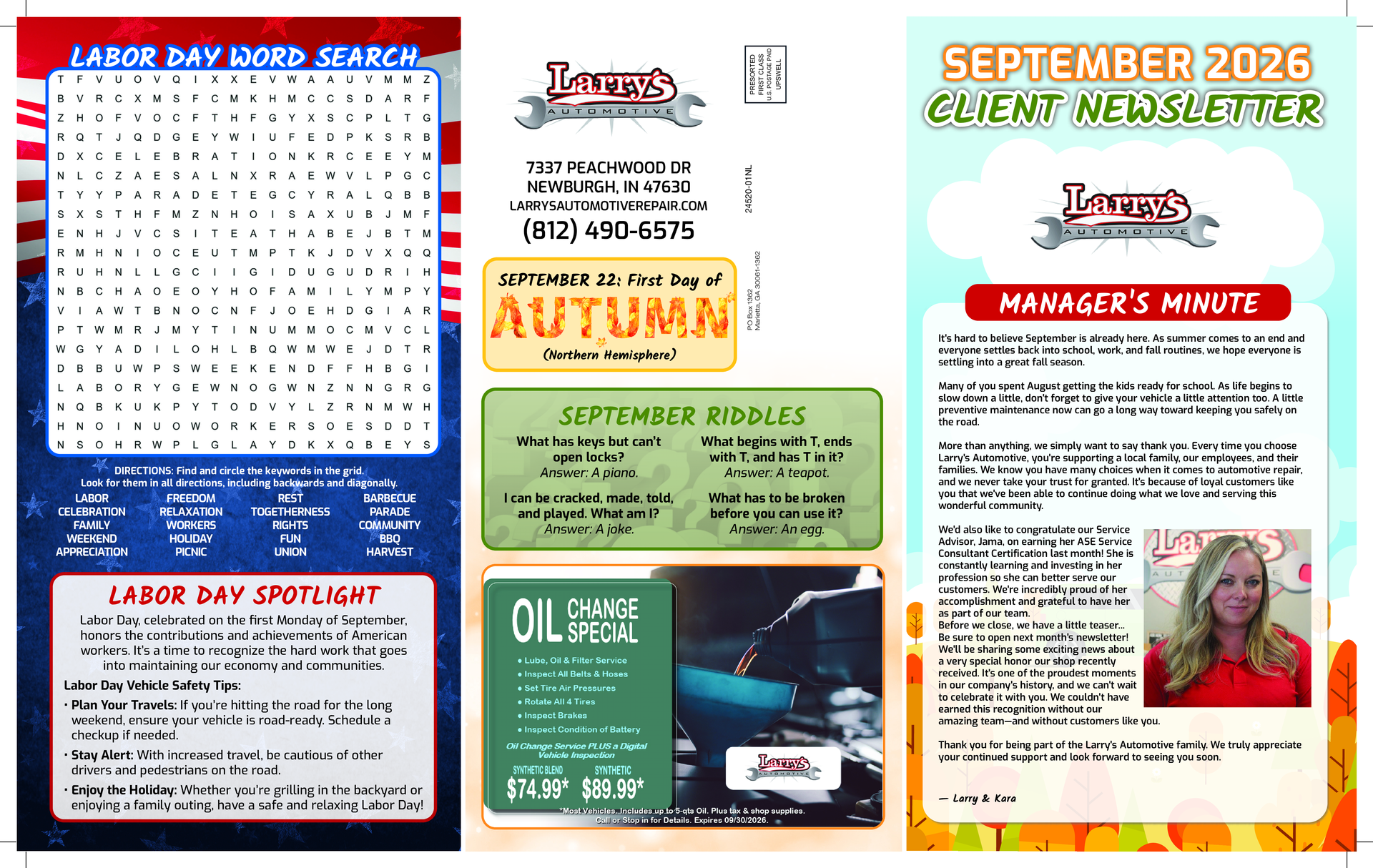 Larry's June 2026 Newsletter