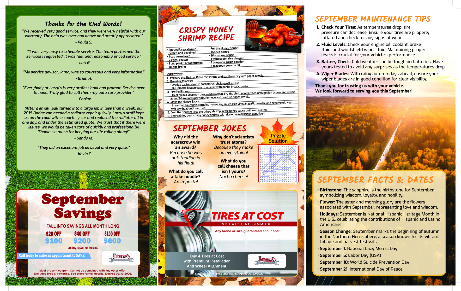 Larry's June 2026 Newsletter