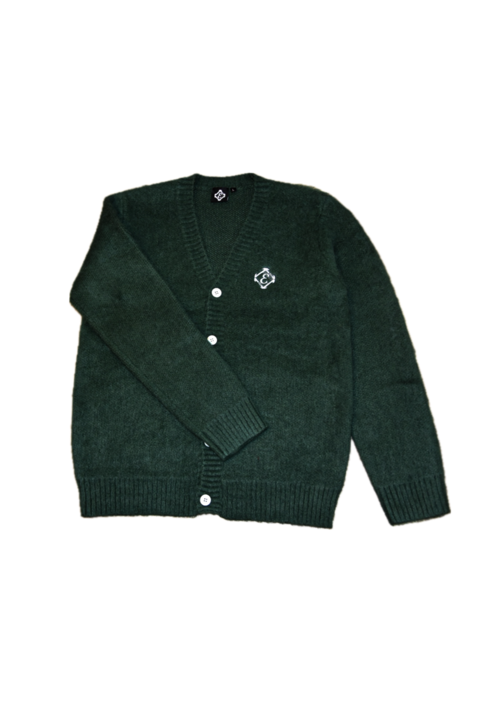 Dark Green Mohair Cardigan