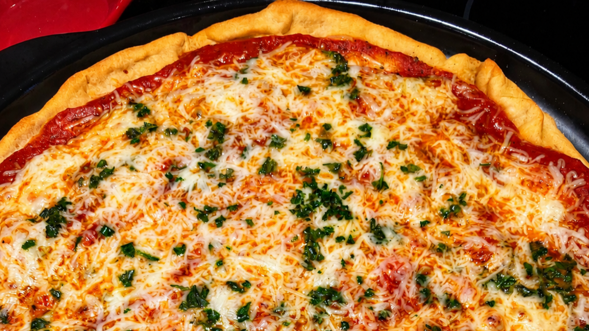 baked cheese pizza