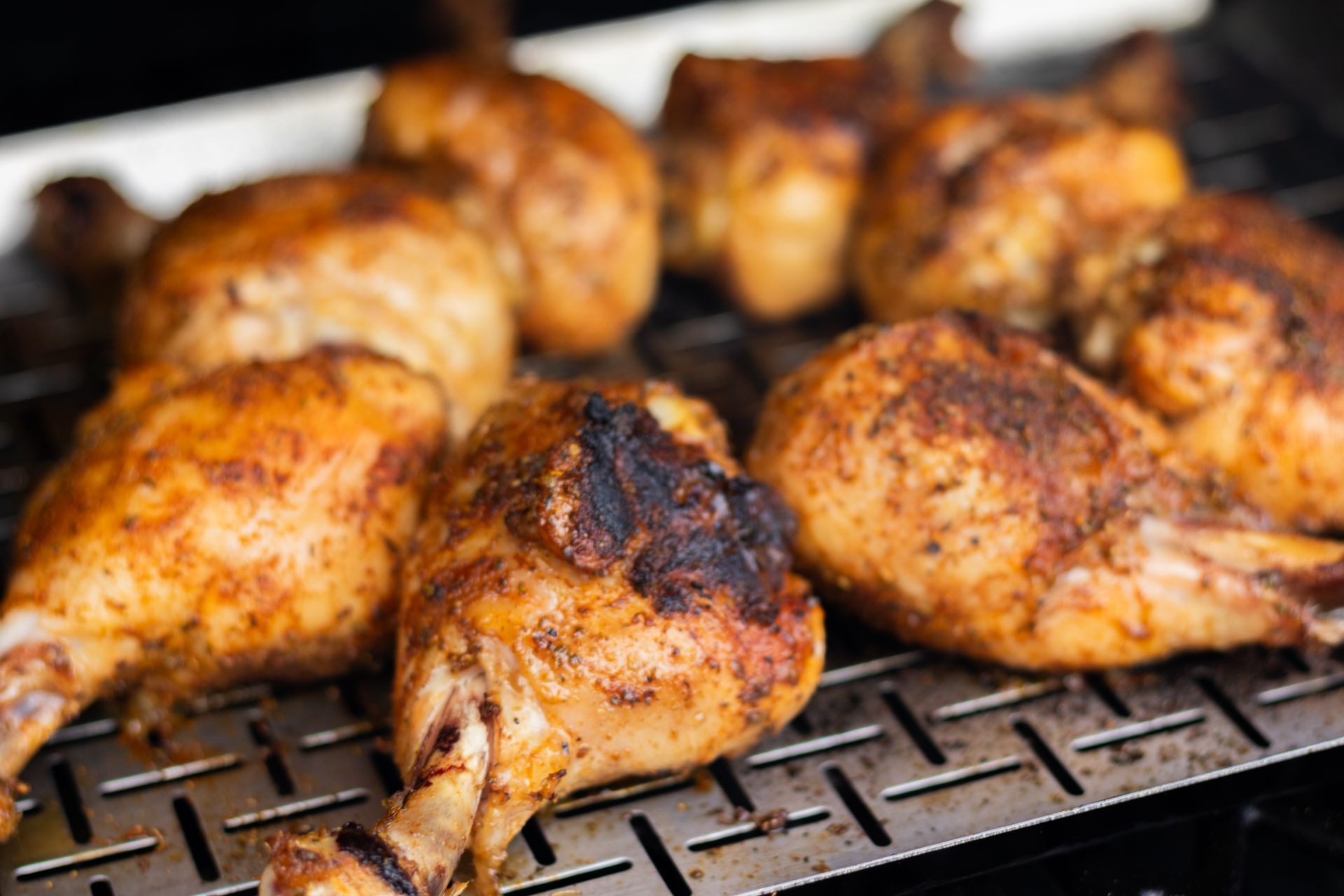 Grilled Chicken on the grill