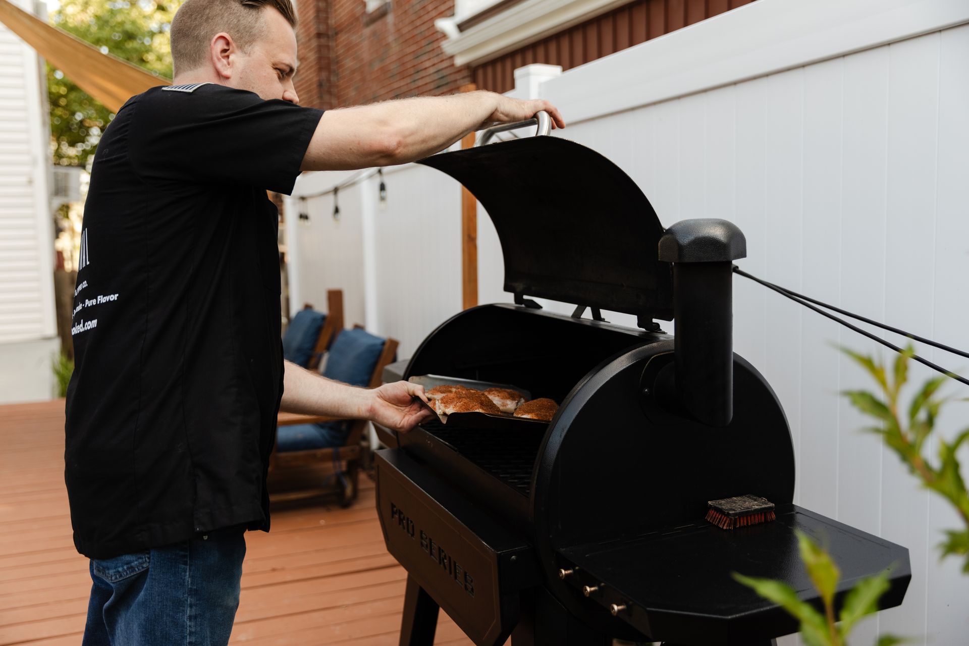 using the smoker