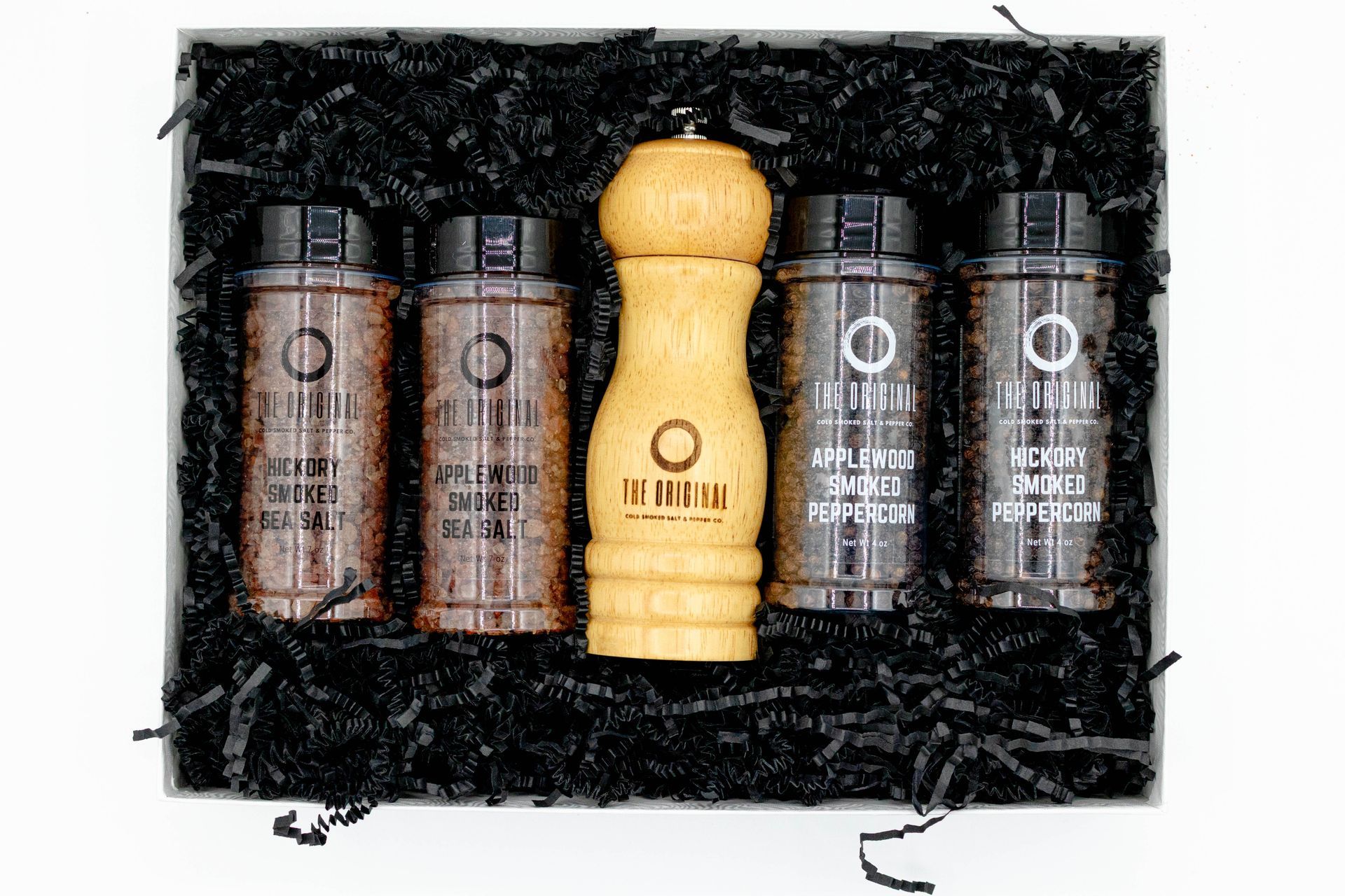 Smoked Salt and Peppercorn Gift Set with Peppermill