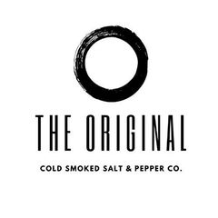 The original cold smoked salt and pepper logo The original cold smoked salt and pepper logo