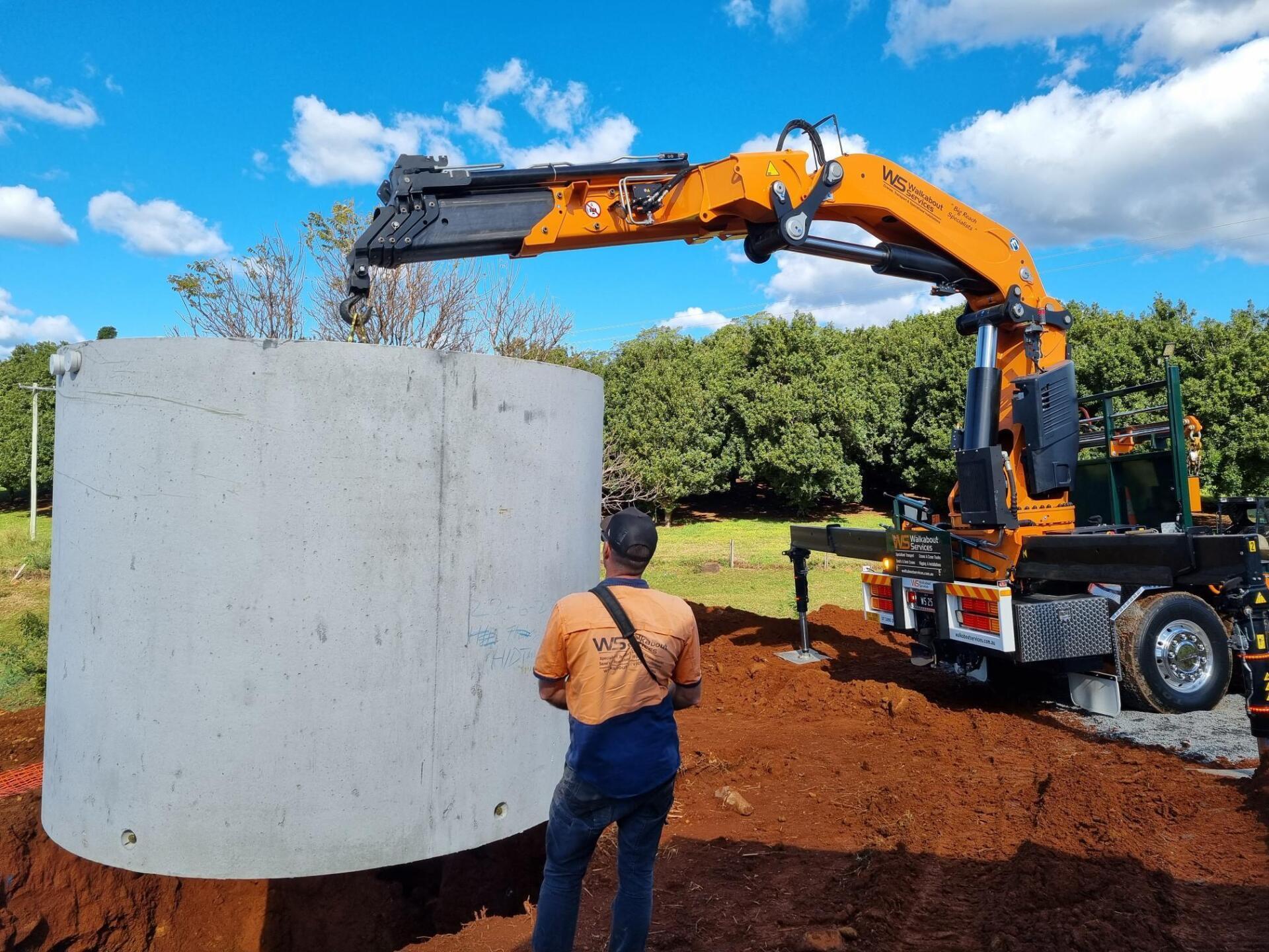 Underground Concrete Rainwater Pump For Concrete Rainwater Tanks — Modern Wastewater Treatment in Northern Rivers, NSW