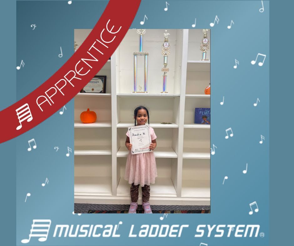 Amalia earned her certificate and wristband for 3 months of violin lessons! Amalia earned her certificate and wristband for 3 months of violin lessons!