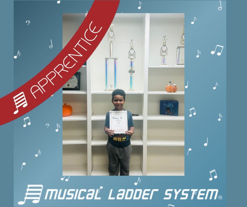 Moses earned his certificate and wristband for 3 months of piano lessons! Moses earned his certificate and wristband for 3 months of piano lessons!