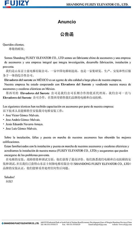 ELEVADORES DEL SURESTE