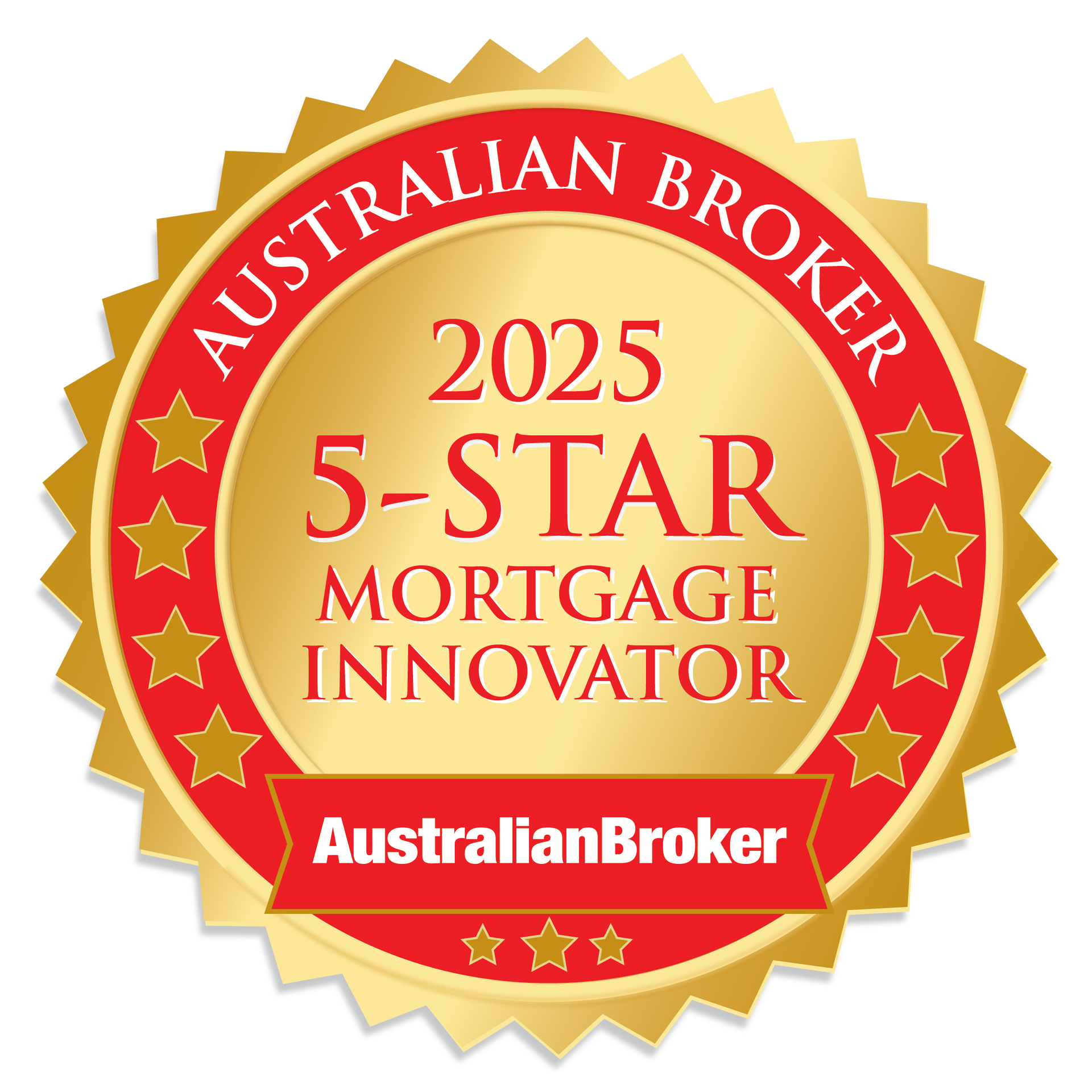 2025 5-Star Mortgage Innovator Badge
