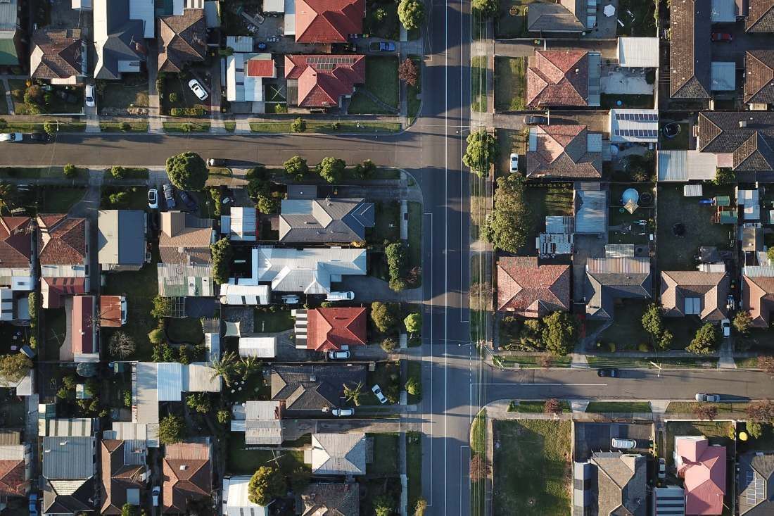 An Aerial View of a Residential Area — MoneySmith Group In Kingscliff, NSW