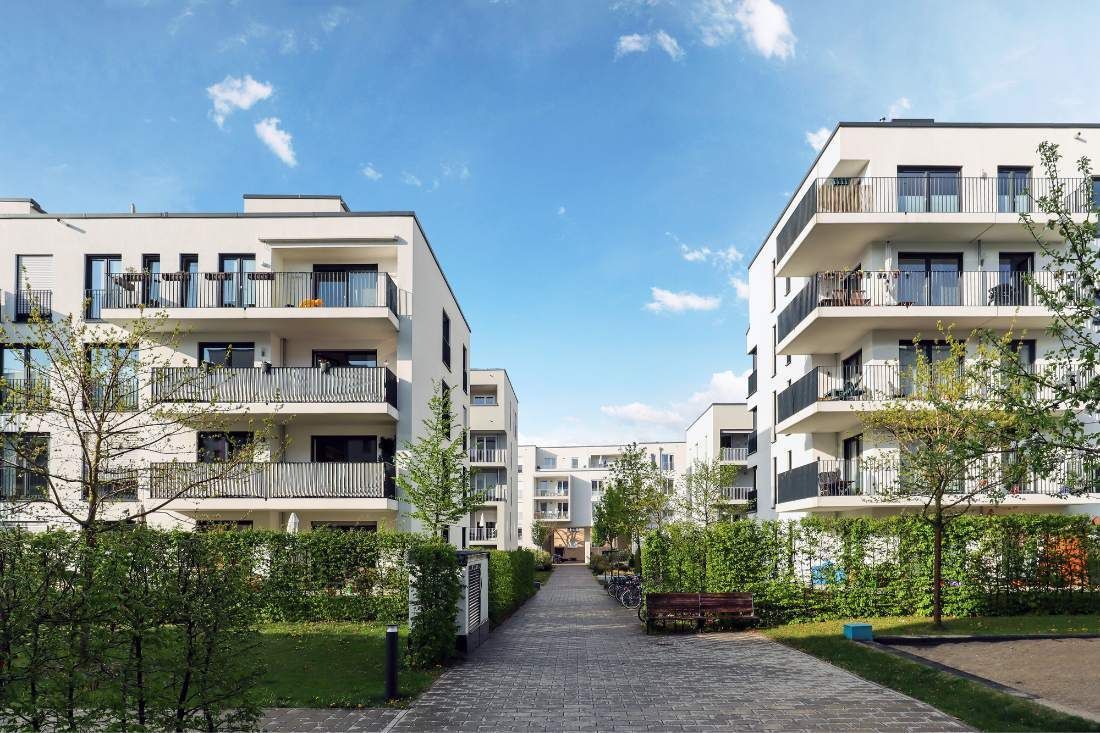 A Row of Apartment Buildings in a Residential Area — MoneySmith Group In Kingscliff, NSW