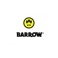 Logo di Barrow con una faccina sorridente gialla con tre occhi sopra il testo nero.