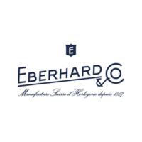 Logo Eberhard & Co.: testo Navy su sfondo bianco. Include il nome del marchio, lo scudo, la