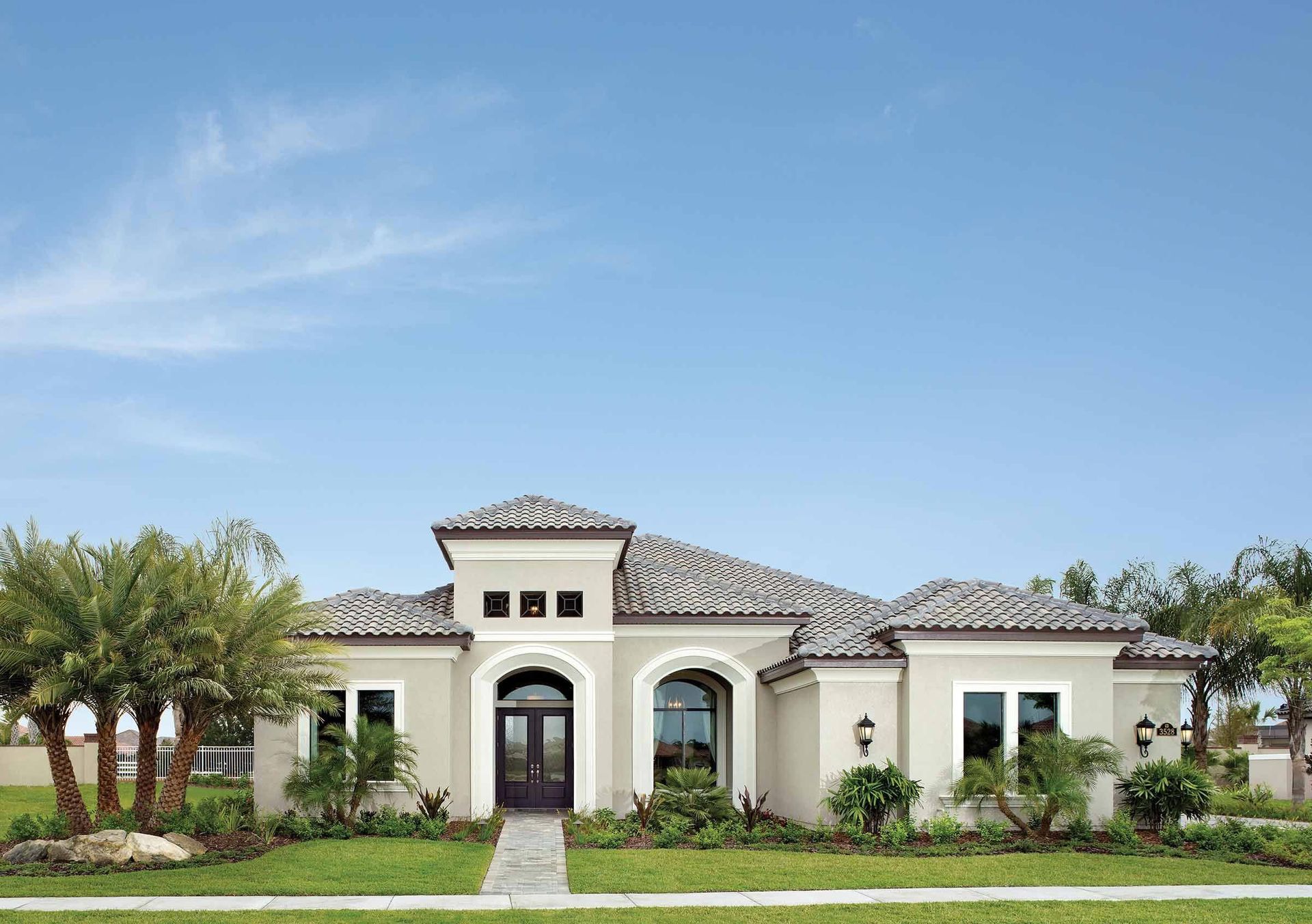 Beautiful house exterior