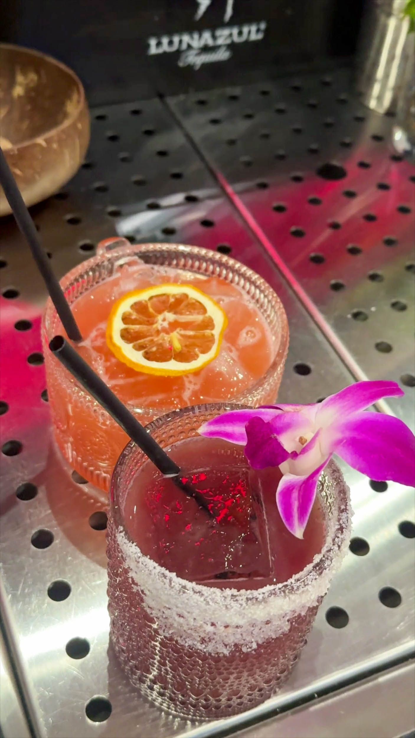 A Drink In A Tray