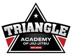 A logo for the triangle academy of jiu-jitsu.