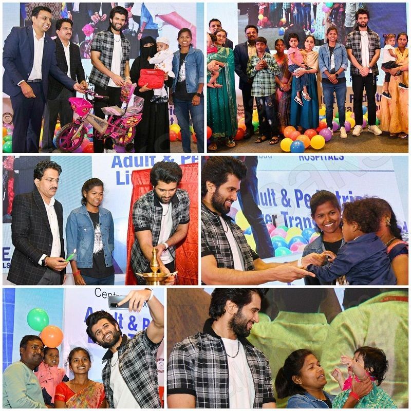 Vijay Deverakonda at Pediatric Liver Transplantation Awareness Program | Malavath Purna
