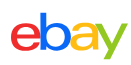 EBay logo in multicolored lowercase letters on a white background
