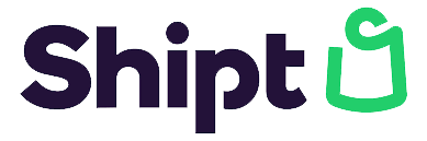 Shipt logo in dark navy and green with a stylized shopping bag icon