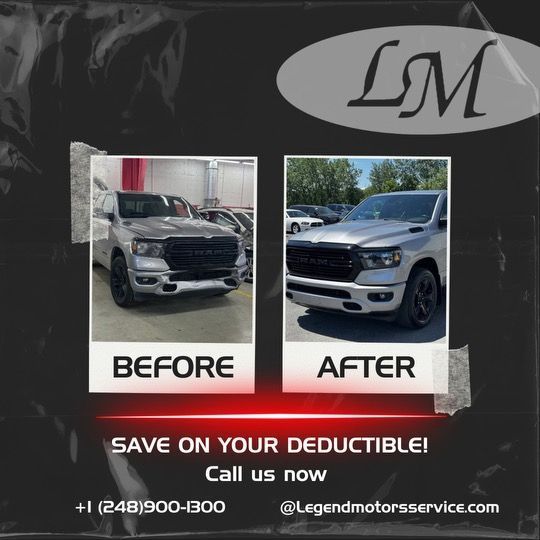 Collision Repair - Before and After