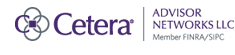 The logo for cetera advisor networks llc member finra / sipc