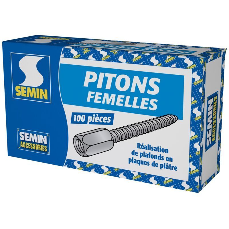 PITON FEMELLE 55mm 100pcs - SEMIN
