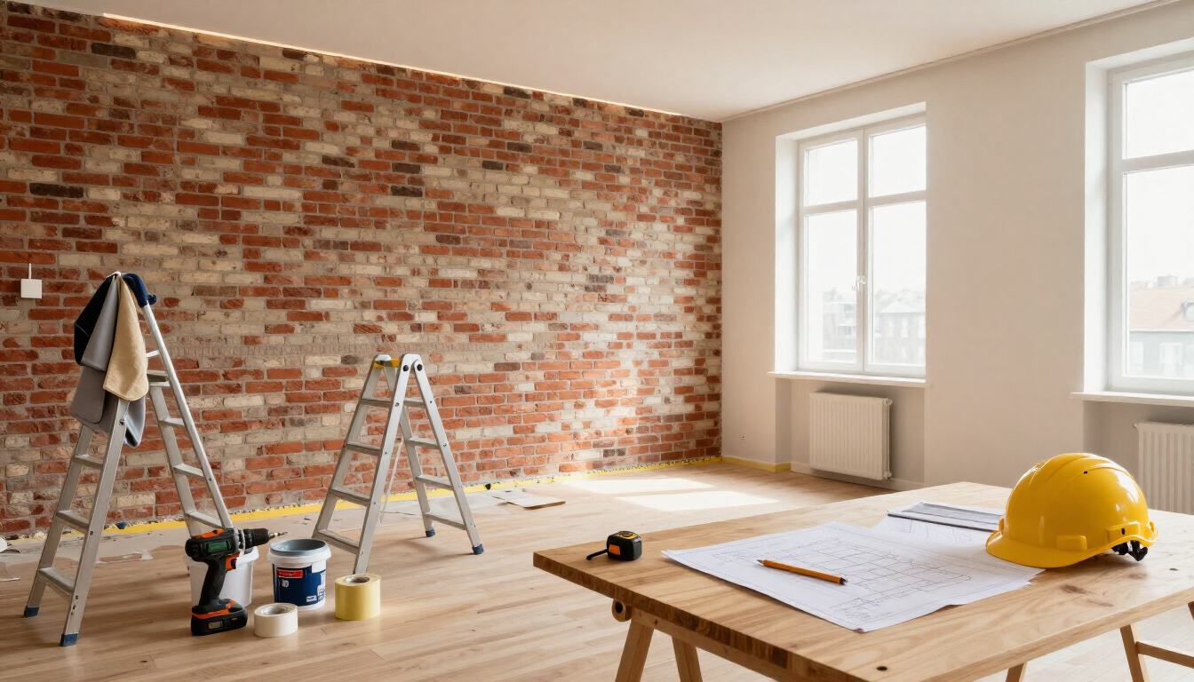 Chantier de rénovation à Strasbourg