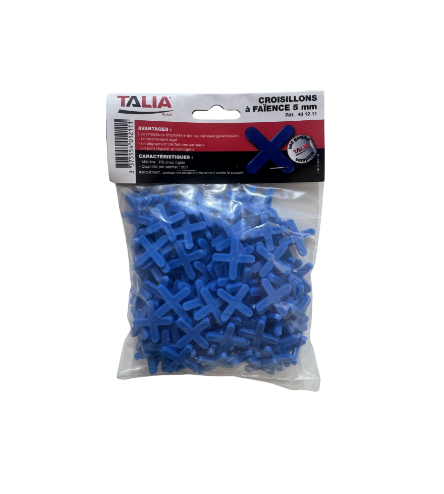 CROISILLONS A FAIENCE 3MM 250pcs