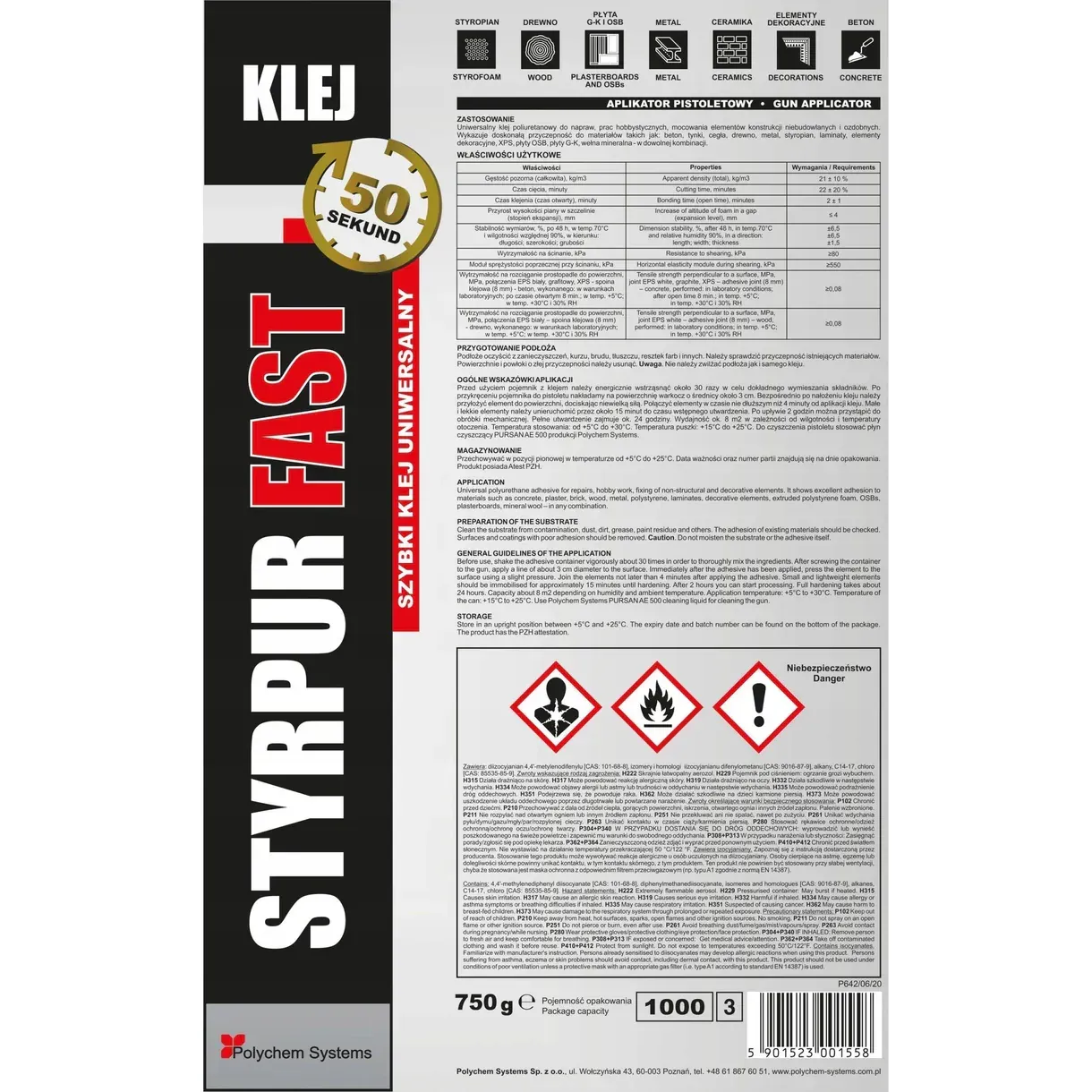 STYRPUR FAST 750 ml