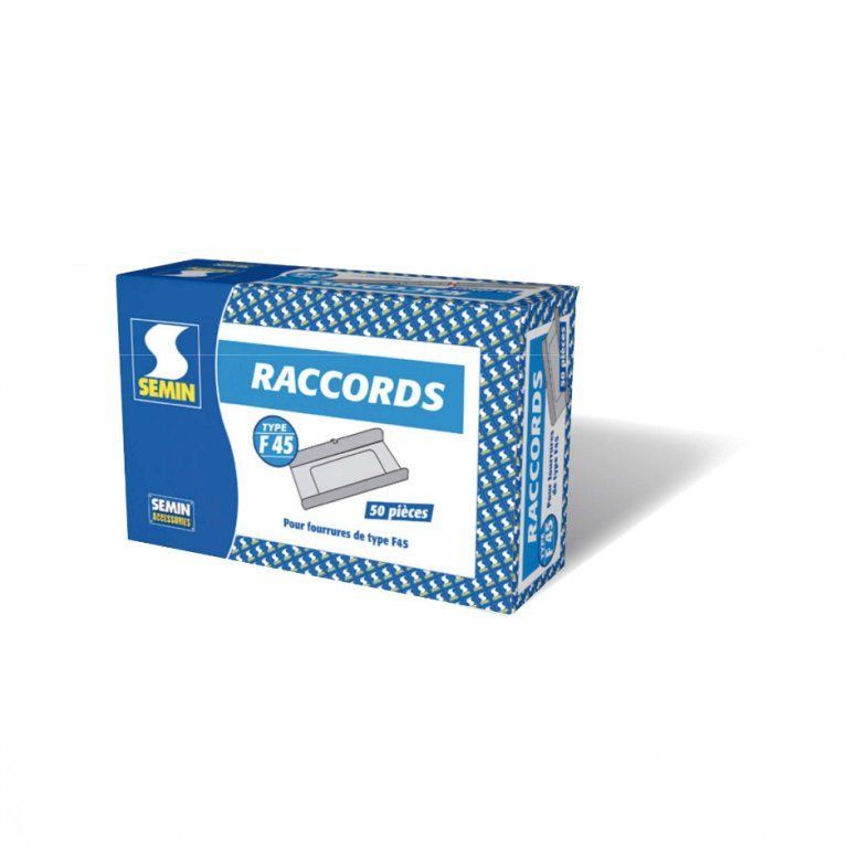 RACCORD POUR FOURRURE F45 50pcs