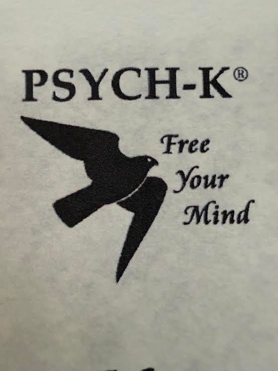 PSYCH-K logo with black bird and the words “Free Your Mind” on a light background