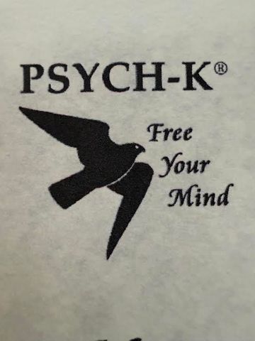 PSYCH-K logo with black bird and the words “Free Your Mind” on a light background